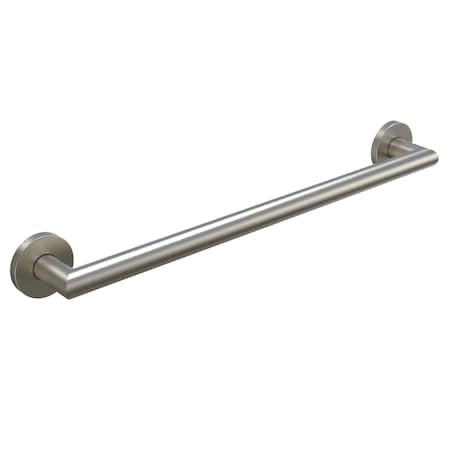 Keeney Mfg Smooth Architectural Grab Bar, Brushed Nickel, 36", 36.00" L, Stainless Steel, Brushed Nickel GB2024-36BN